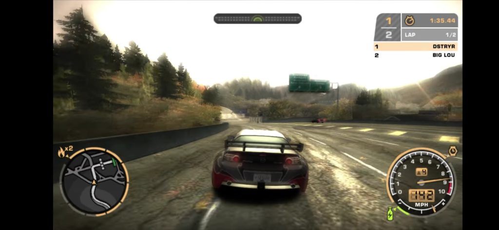 NFS Most Wanted 2005 gameplay